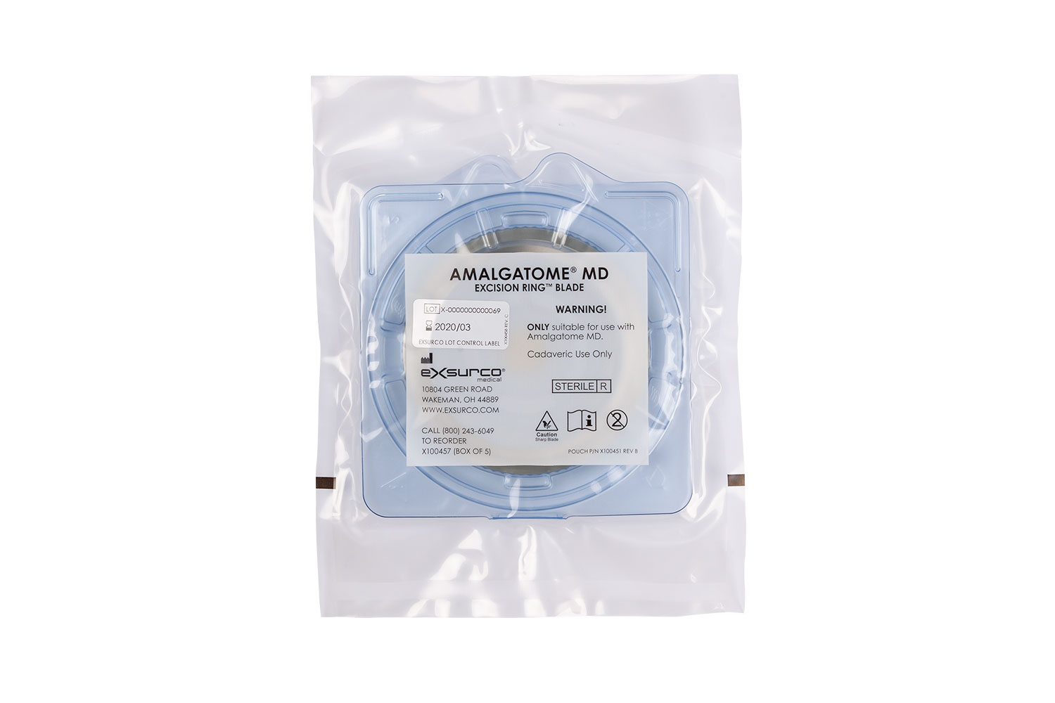 Amalgatome MD Sterile Disposable Replacement Blade